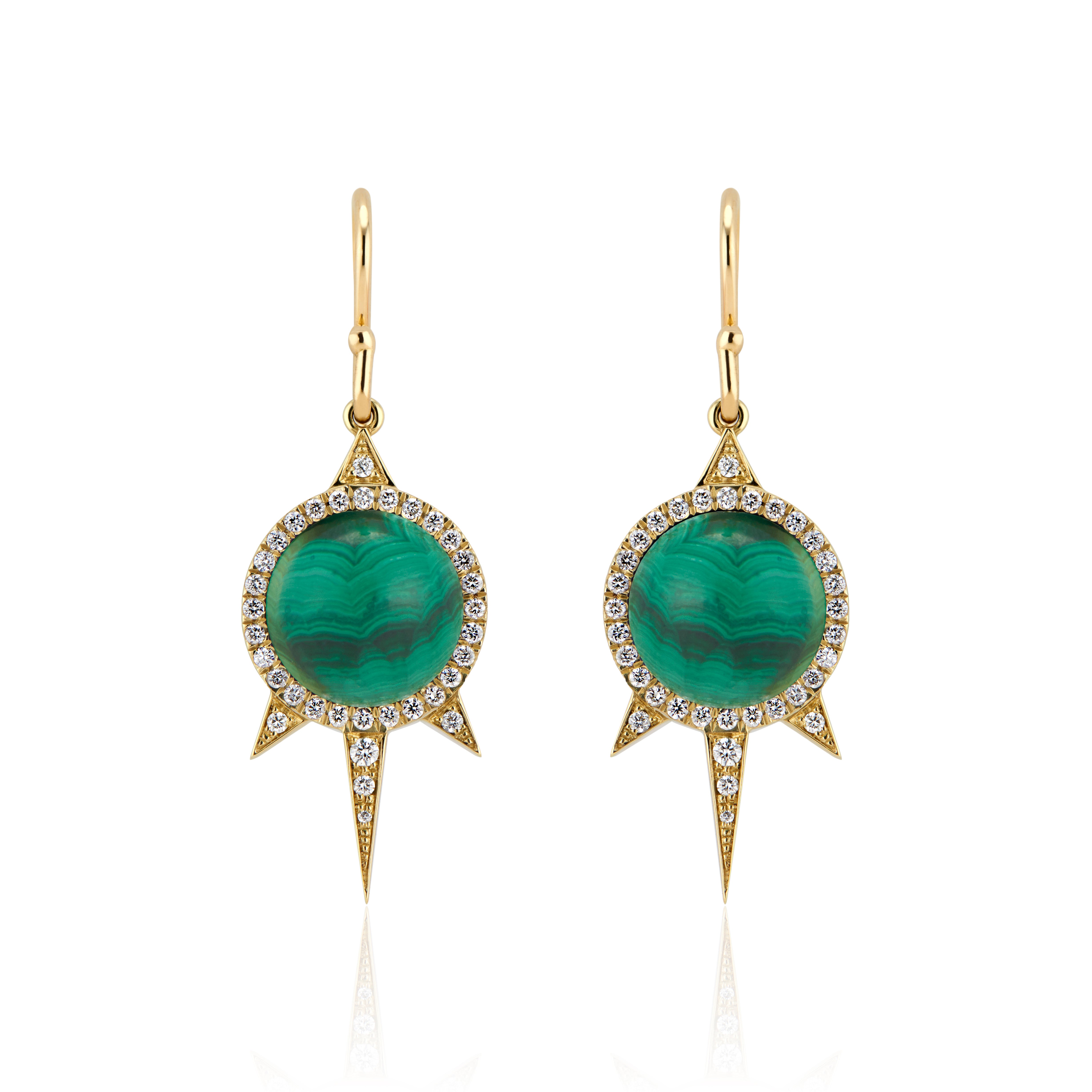 MALACHITE EARRINGS