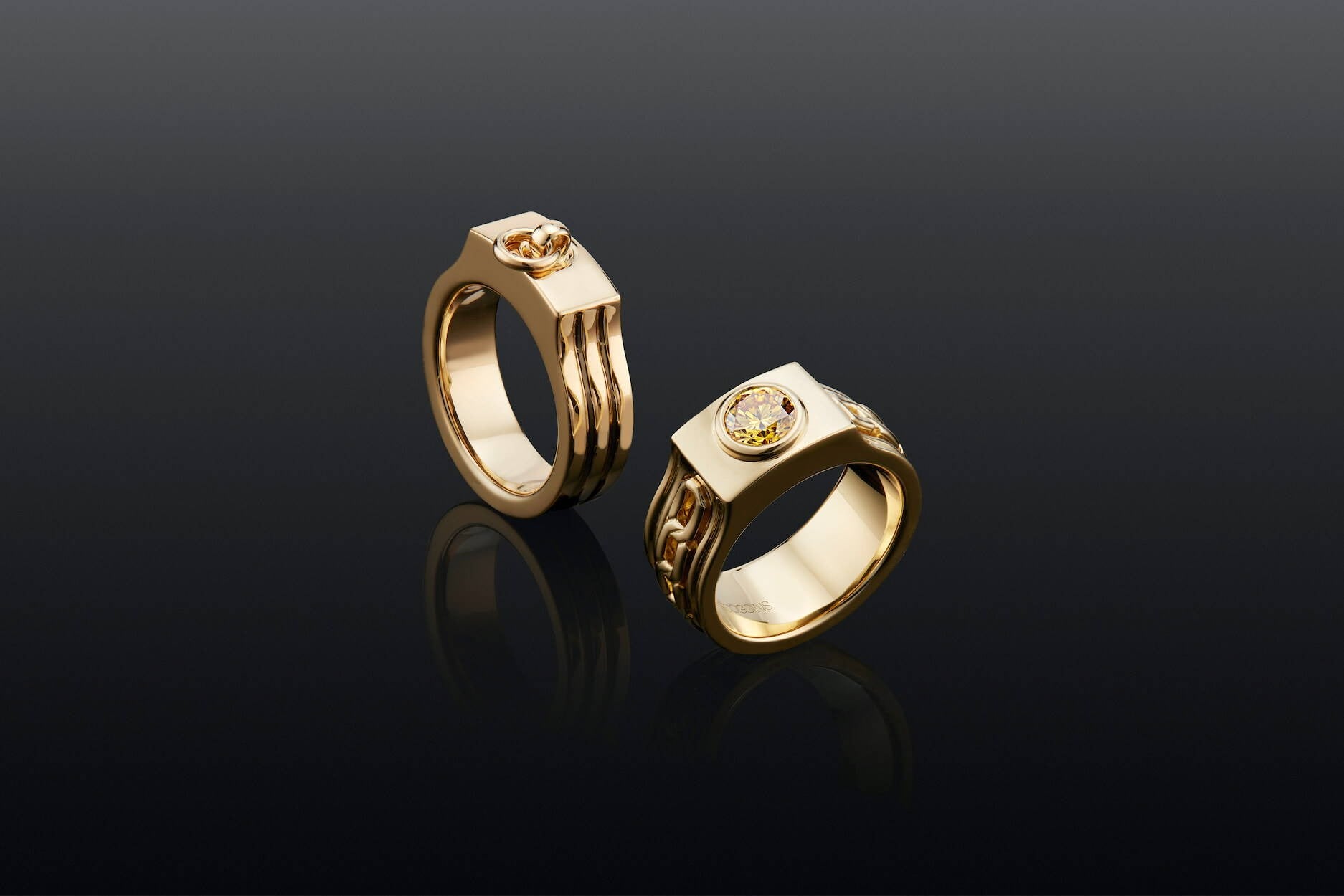 Cuff pinky rings