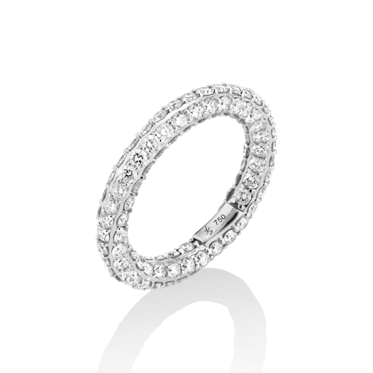 platinum and diamond eternity band