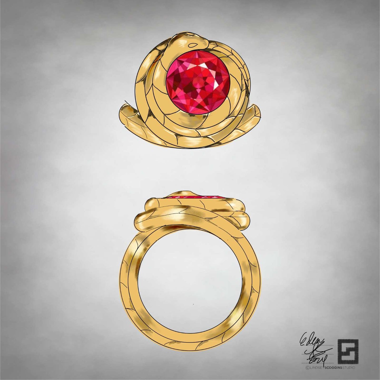 2.68CT ROUND PINK TOURMALINE