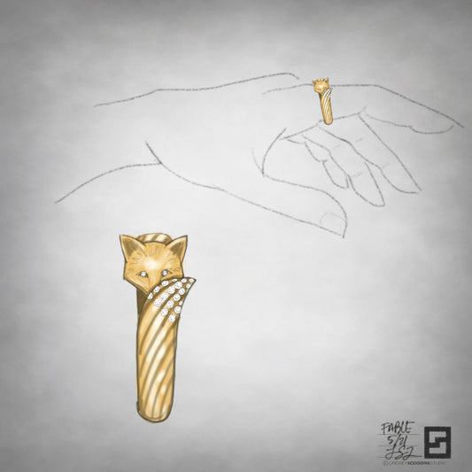 diamond fox ring