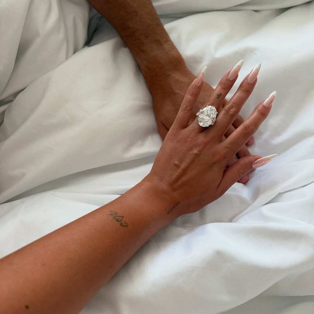 Georgina Rodriguez Cristiano Ronaldo engagement ring