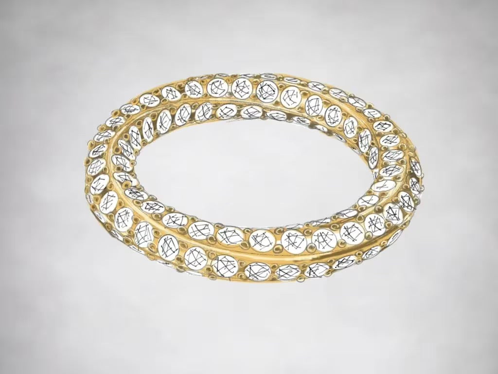 still diamond pave band