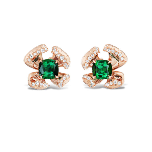 green-tourmaline-and-diamond-flower-earrings