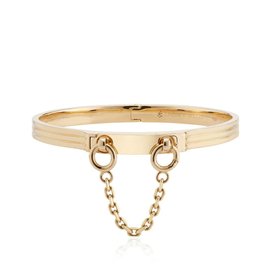 Oath Classic Single Cuff yellow gold; solid gold cuff bracelet; 18k gold cuff bracelet; plain gold cuff bracelet