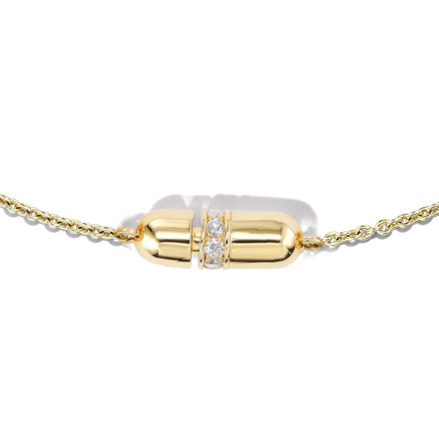 PAVÉ DIAMOND CAPSULE NECKLACE