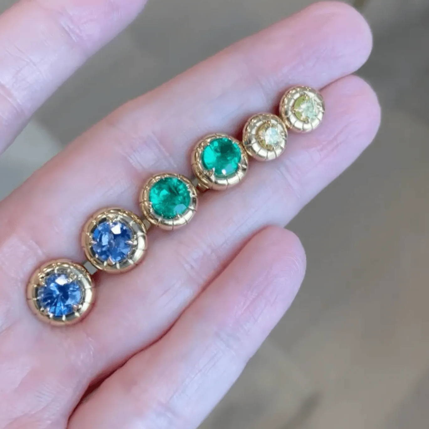 oath stud earrings