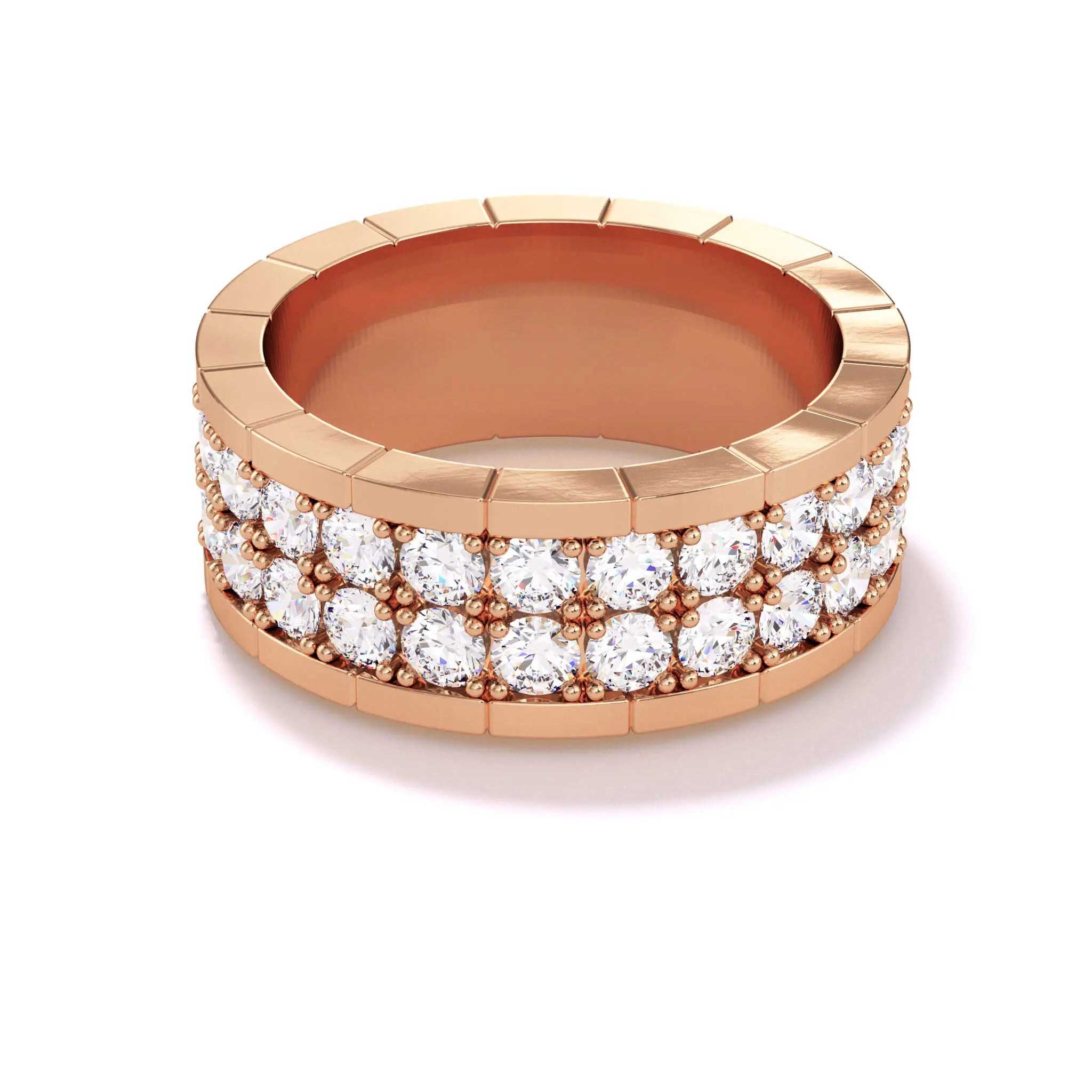 Note to Self two row diamond band