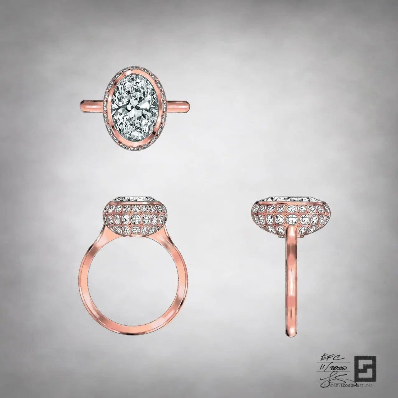 rose gold ring