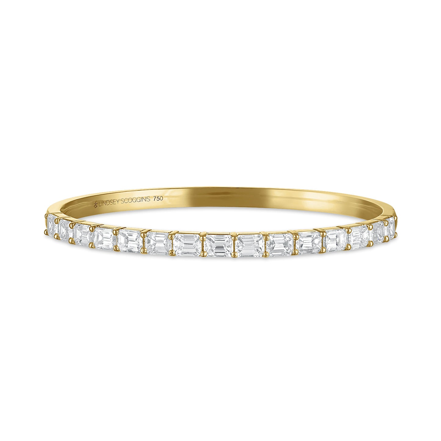 EMERALD CUT DIAMOND TENNIS BRACELET