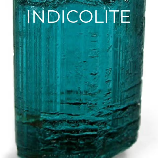 tourmaline -  indicolite