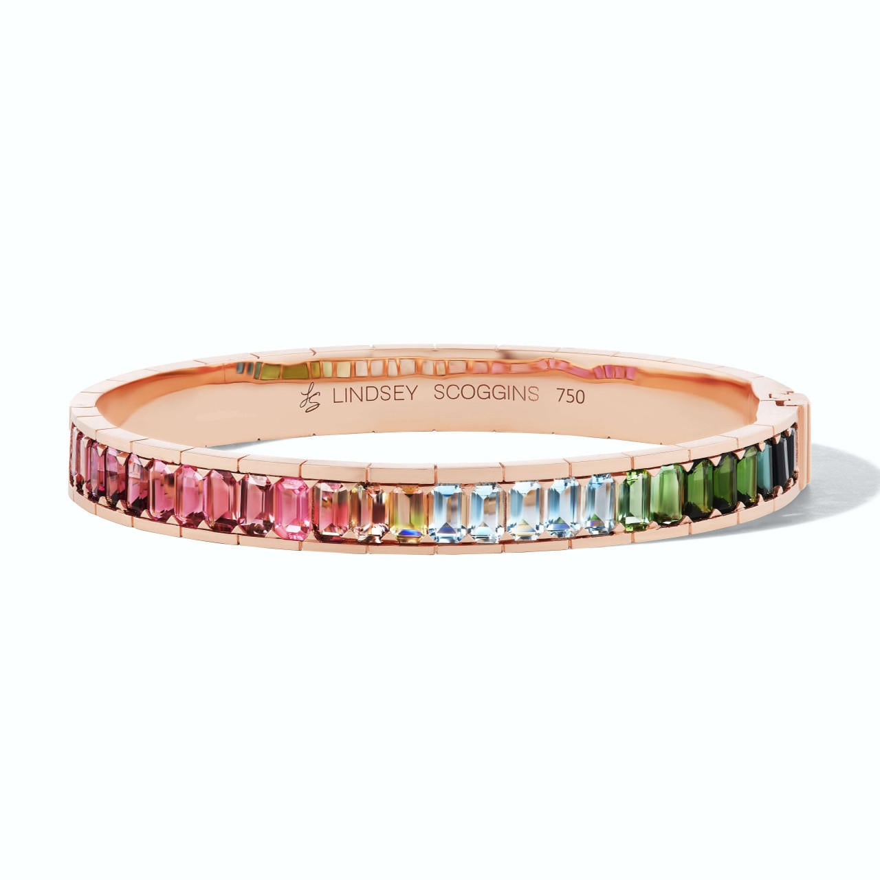 multicolored tourmaline bracelet