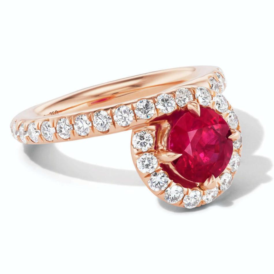 RUBY ENDLESS LOOP RING