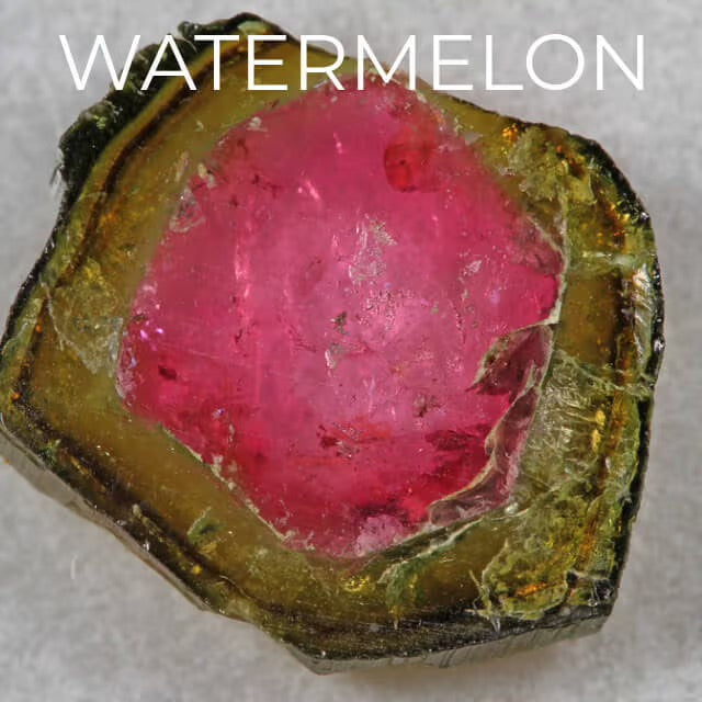 tourmaline - watermelon