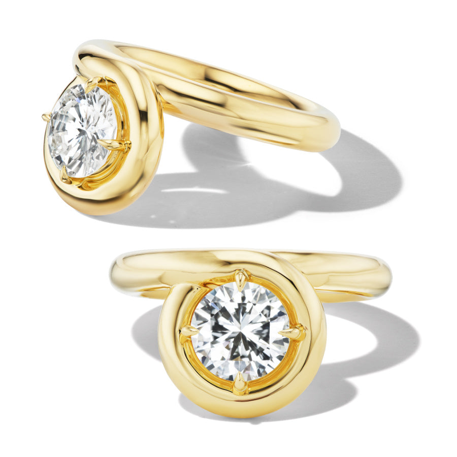 Discover Sculptural Engagement Rings