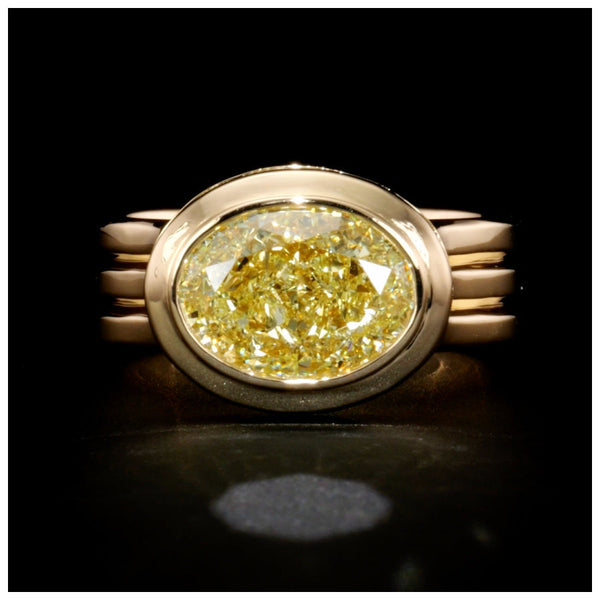 Custom Design Story: A Bespoke Yellow Diamond Engagement Ring