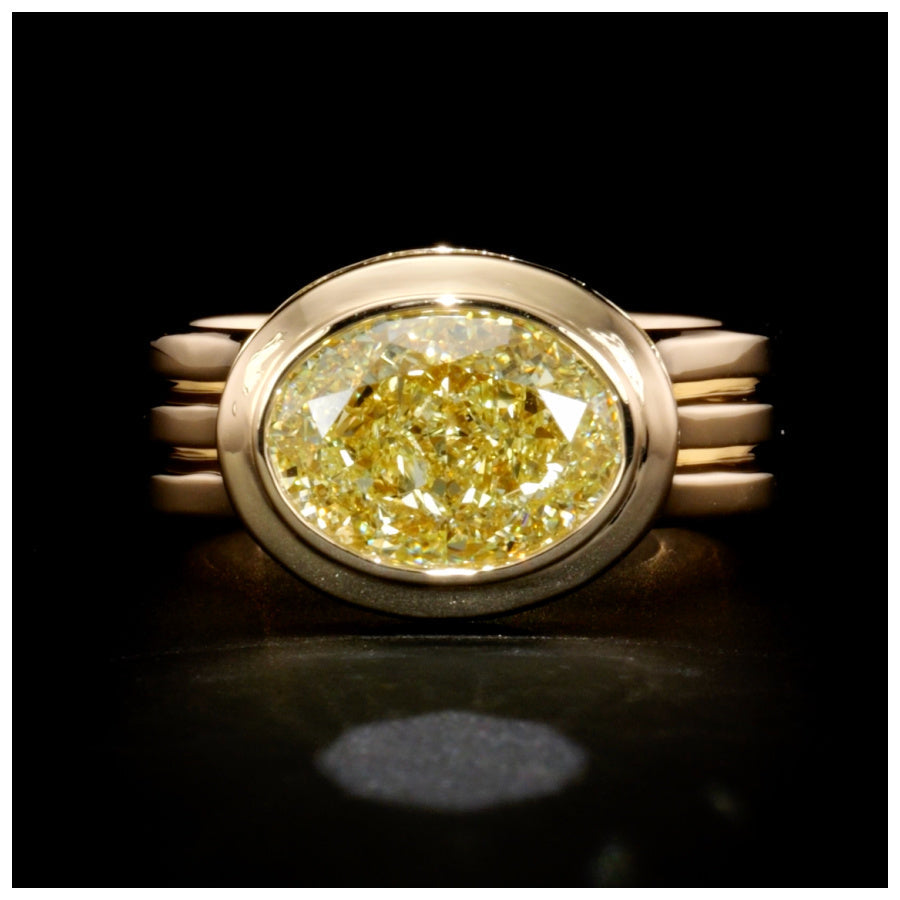 Custom Design Story: A Bespoke Yellow Diamond Engagement Ring