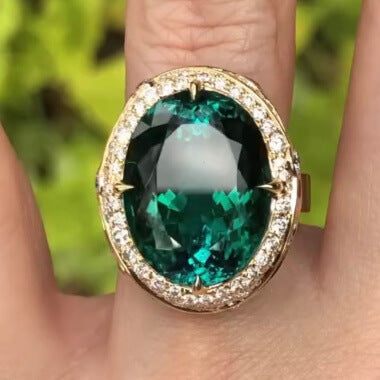 Custom Design Story: Leslie's Tourmaline Ring