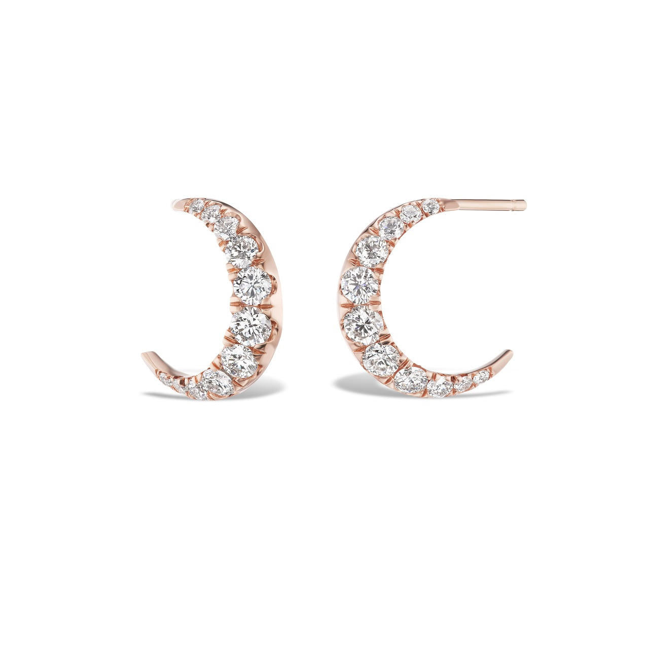 20 MM DIAMOND MOON HOOPS