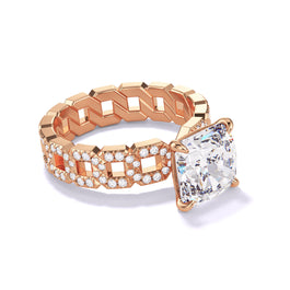engagement rings with cushion cut diamond
