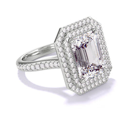 2ct__emerald__double_halo__three_phases-single_row-cathedral__Platinum__158