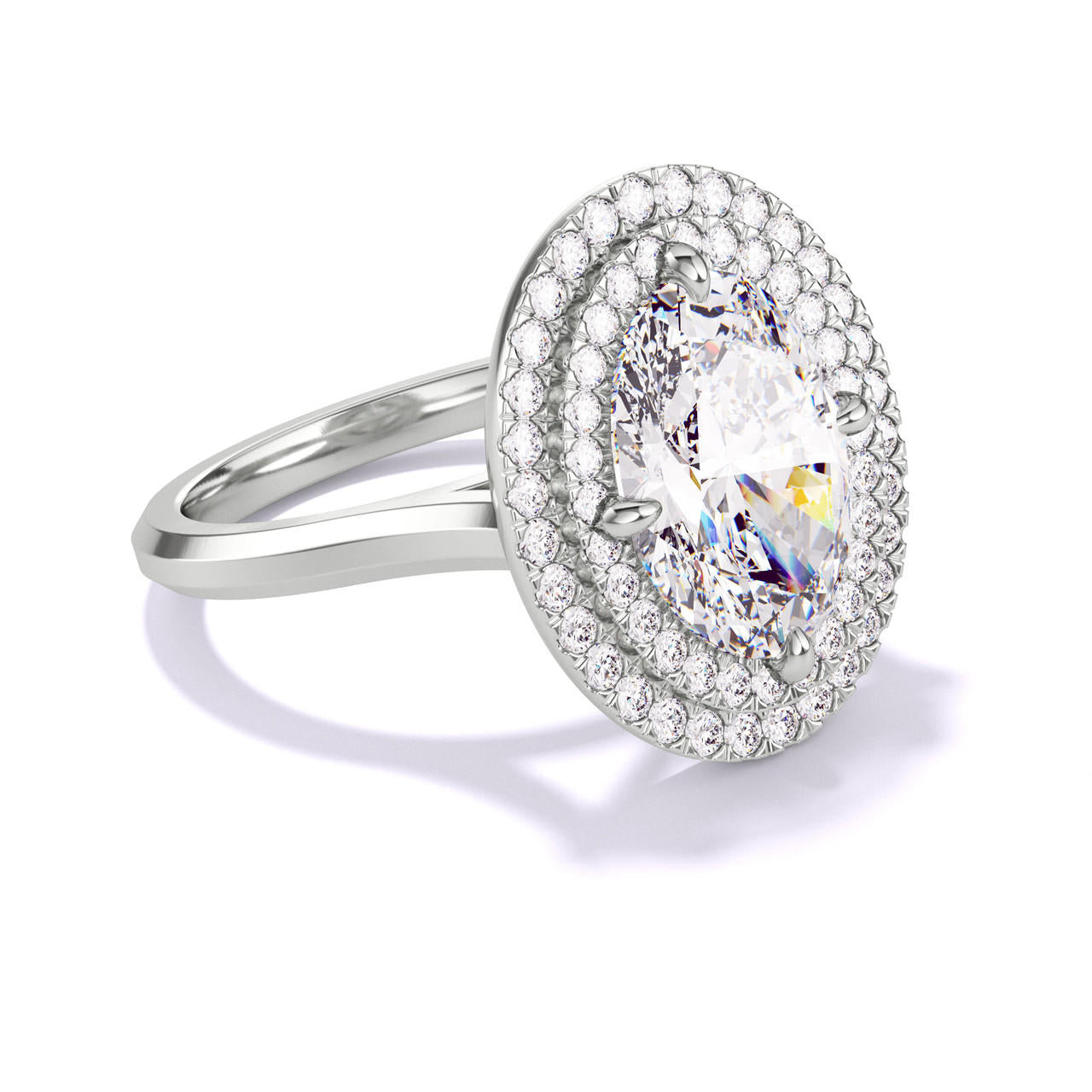 Oval Halo Ring