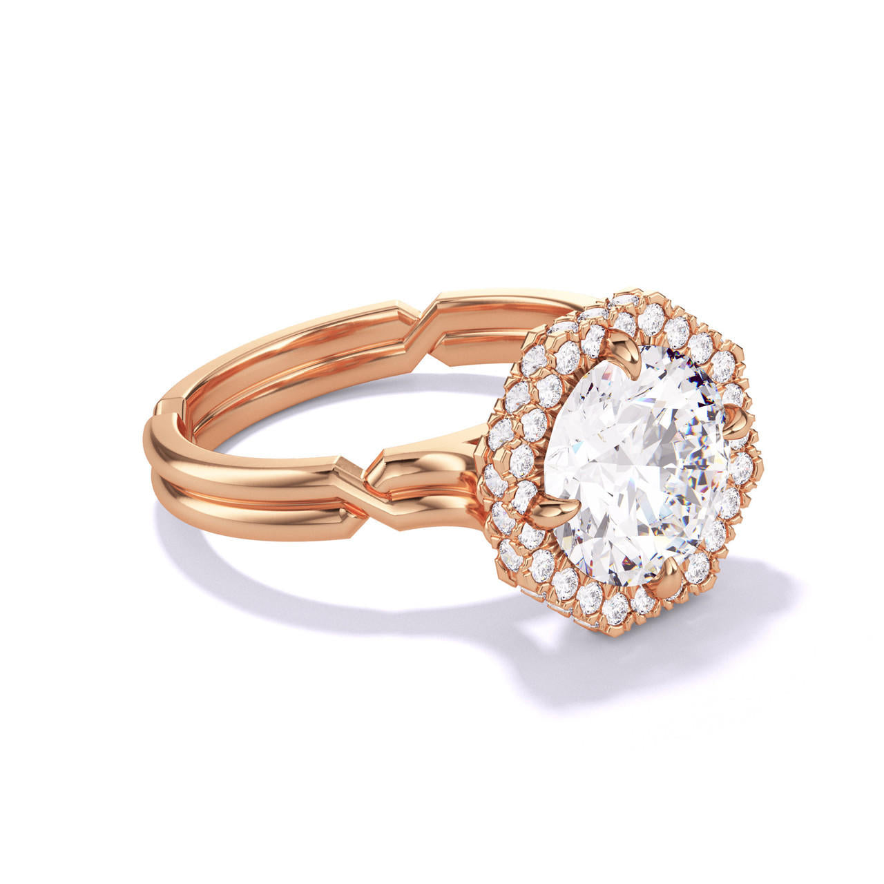 Engagement Ring Settings for Round Diamonds 