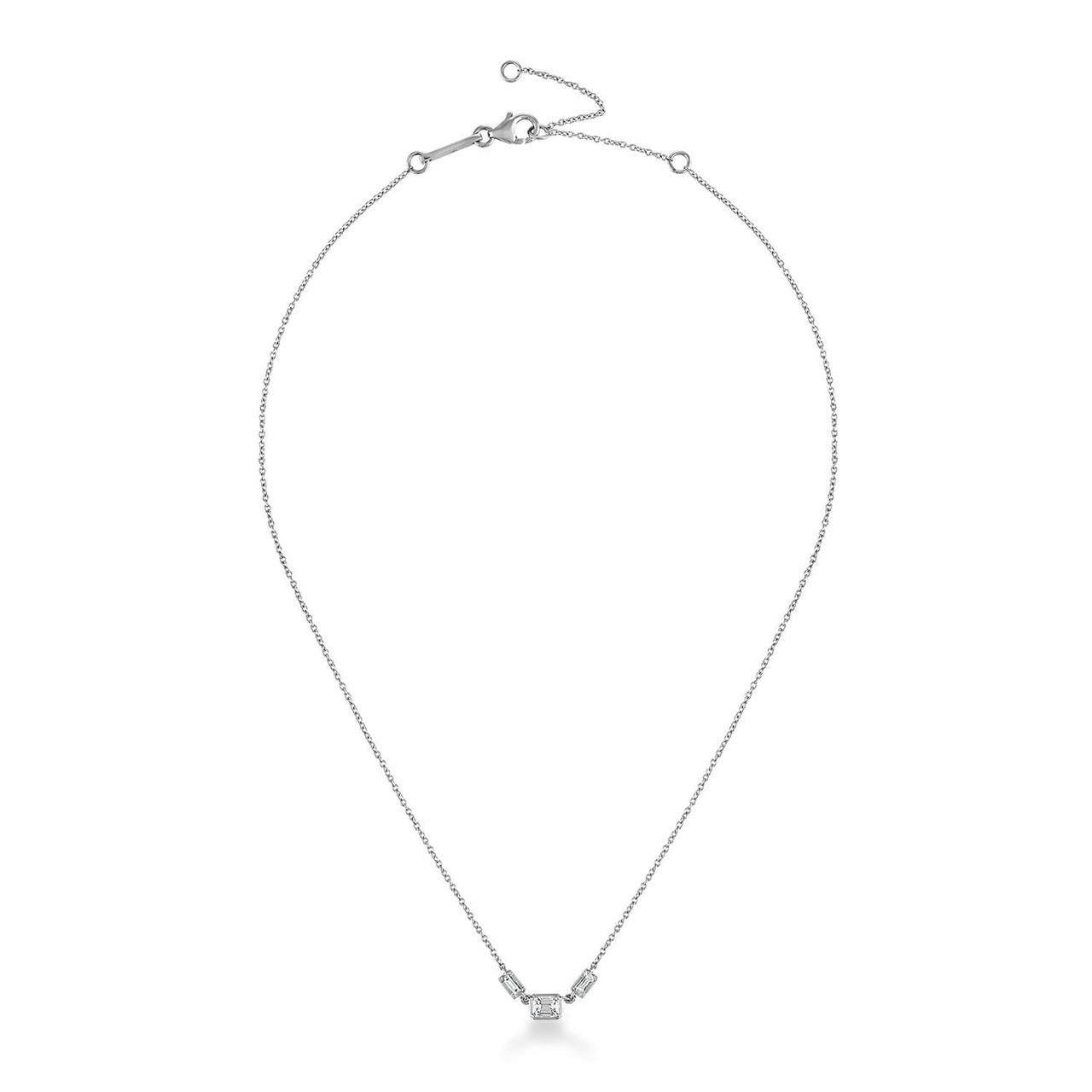 3 STONE DIAMOND NECKLACE