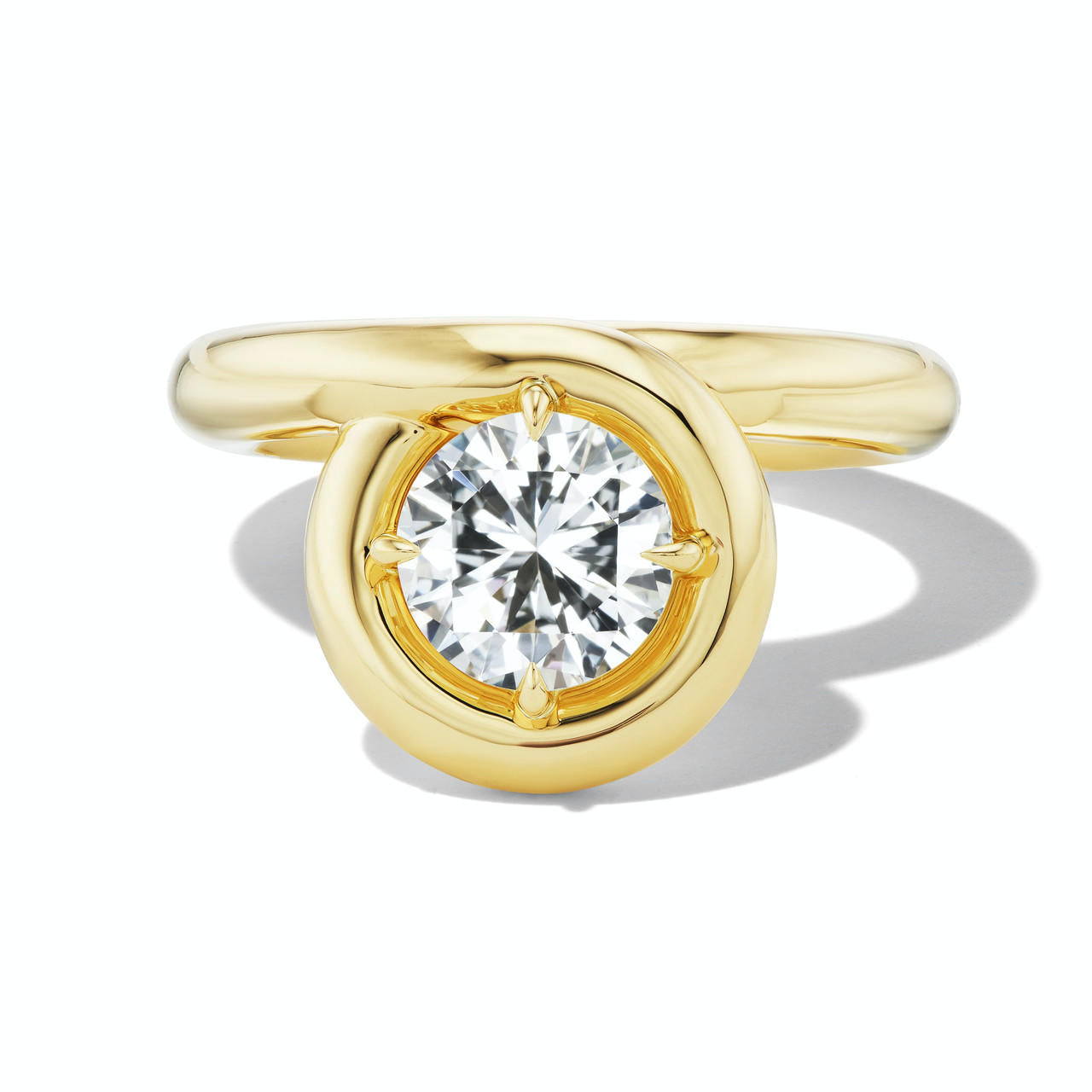 gold-round-diamond-endless-loop-engagement-ring