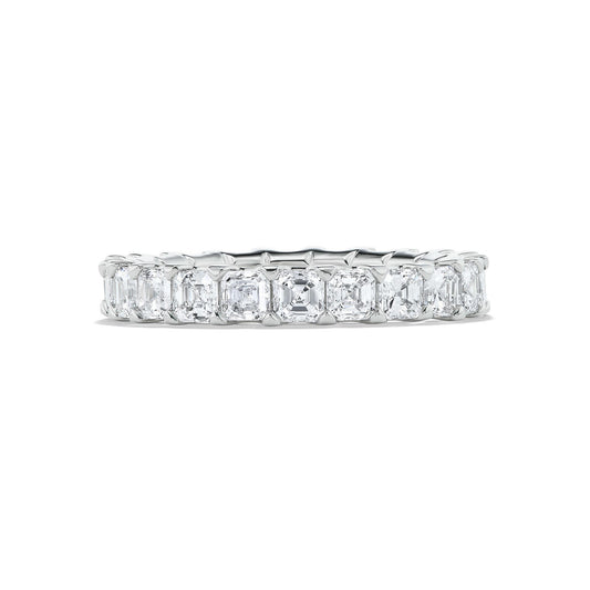 SIGNATURE COMFORT FIT ASSCHER CUT DIAMOND ETERNITY BAND