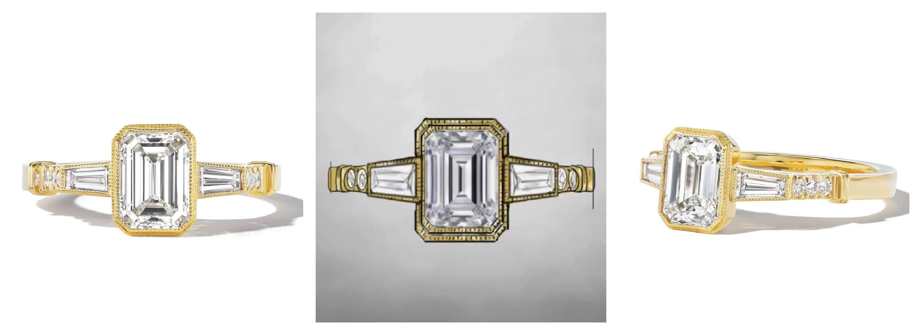 emerald-cut-engagement-ring-with-baguettes