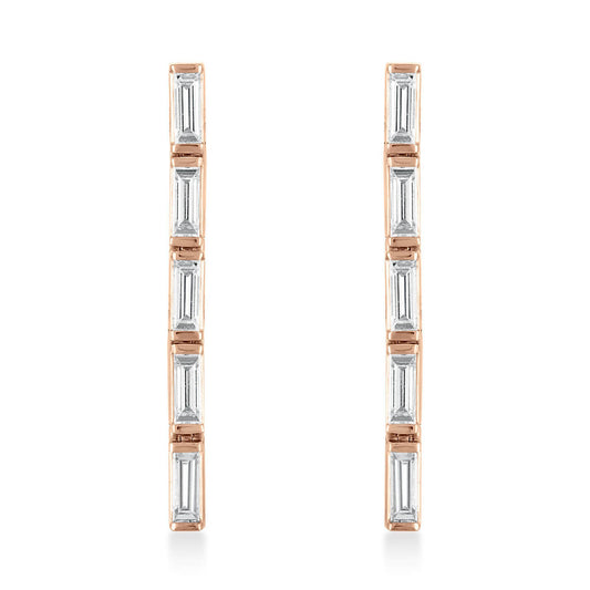 BAGUETTE DIAMOND EARRINGS