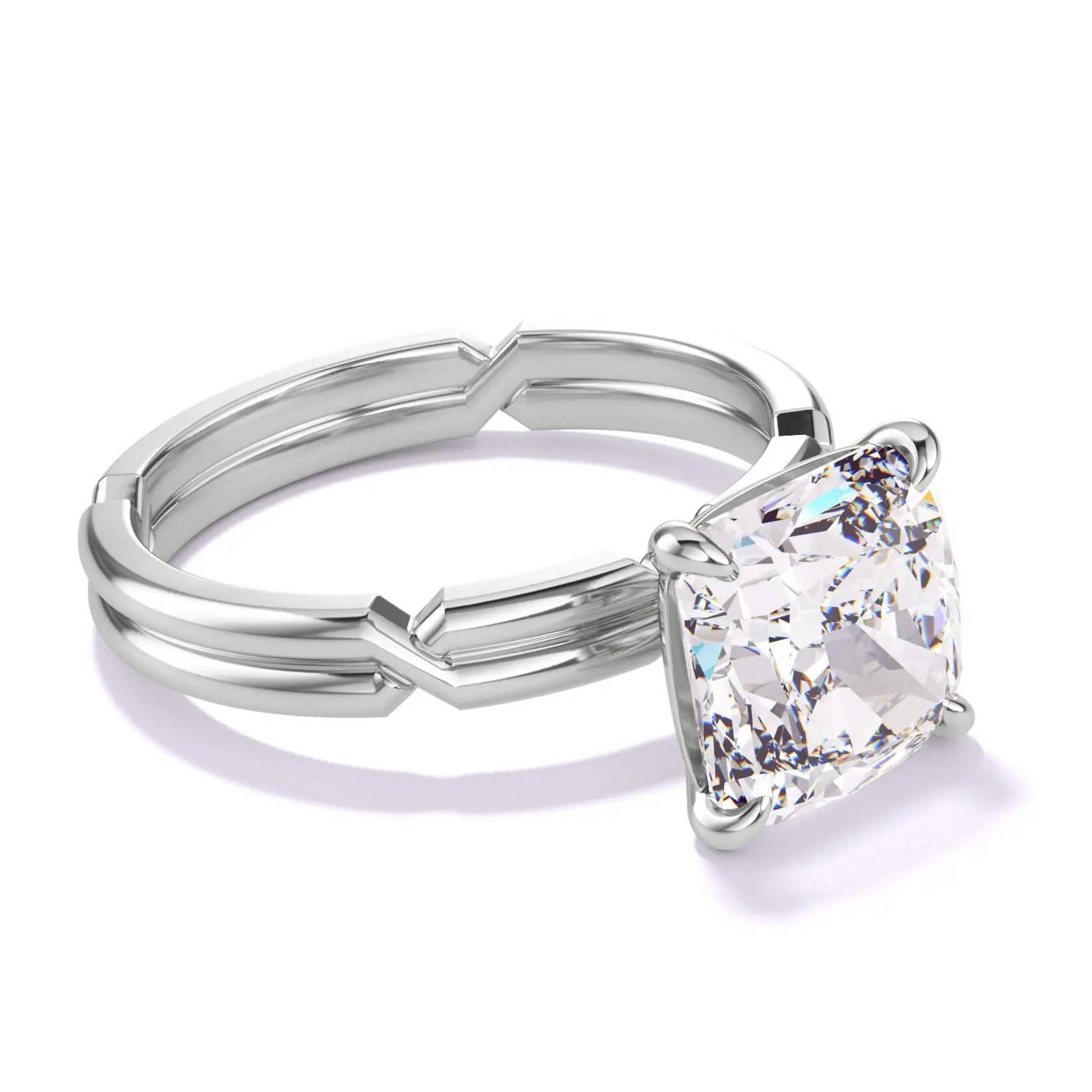 platinum solitaire engagement ring