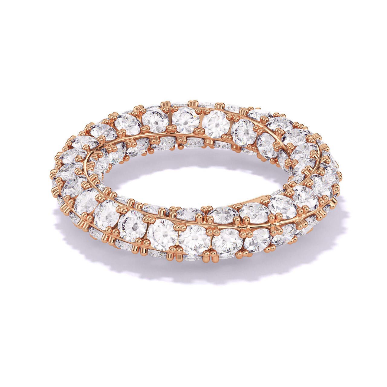 continuum mega eternity band; rose gold