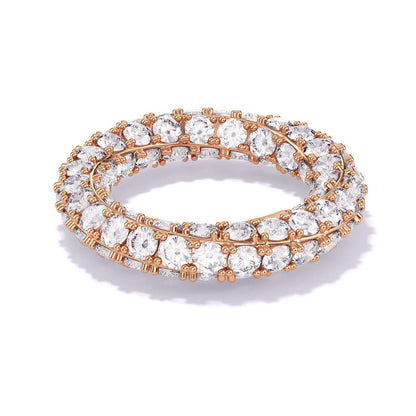 continuum mega eternity band; rose gold