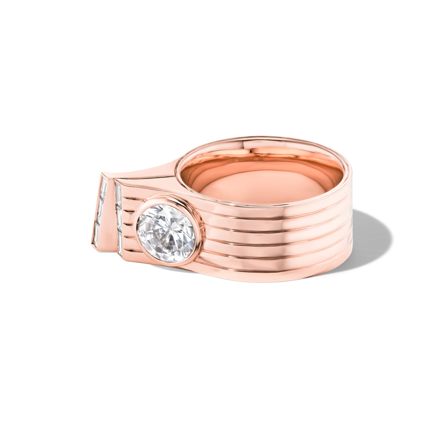 FRENCH CUFF RING IN 18K ROSE GOLD