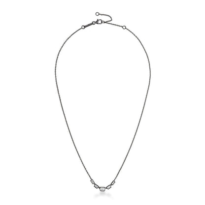 5 stone diamond tennis necklace