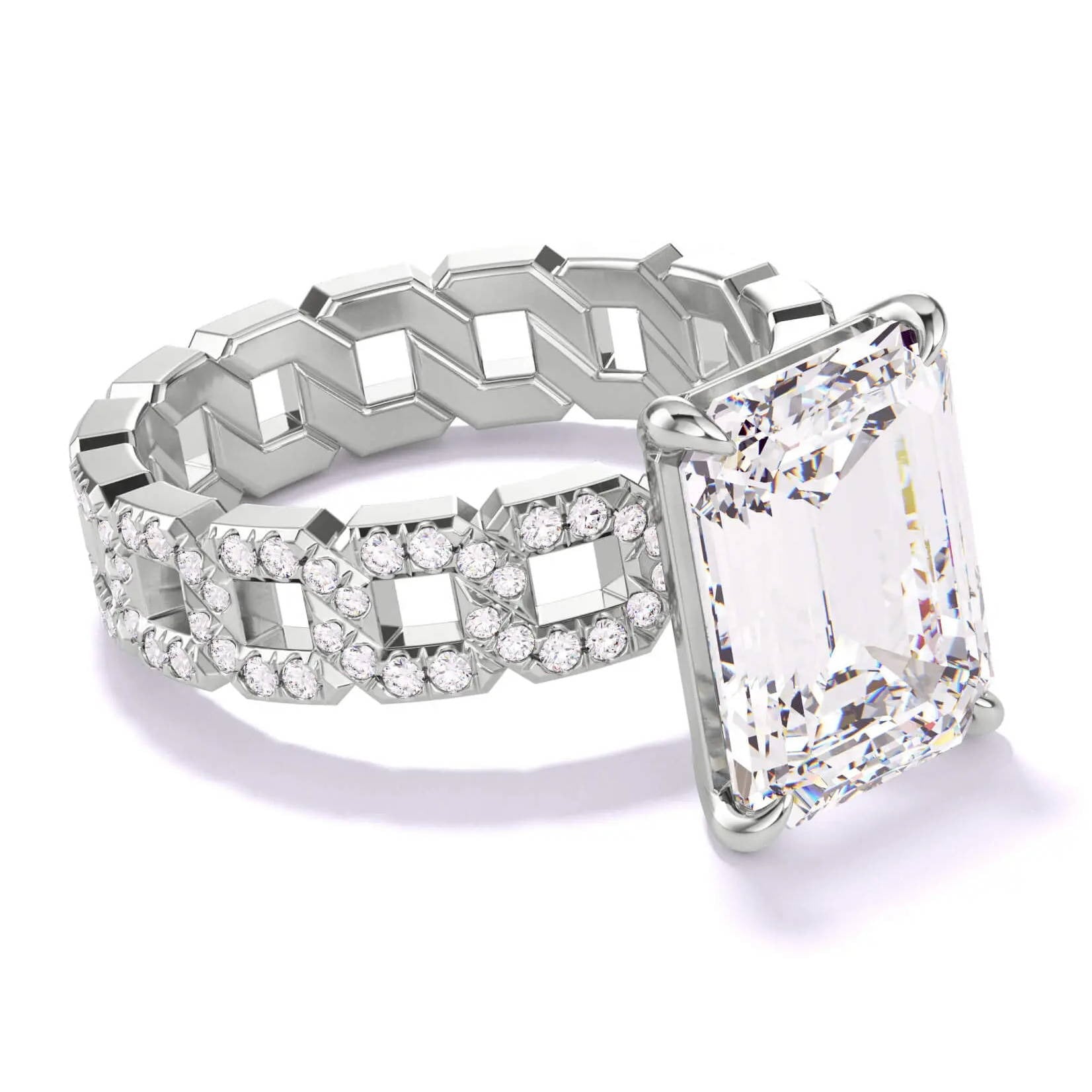 platinum solitaire engagement ring