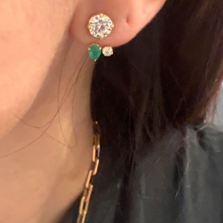 emerald-and-diamond-stud-earrings