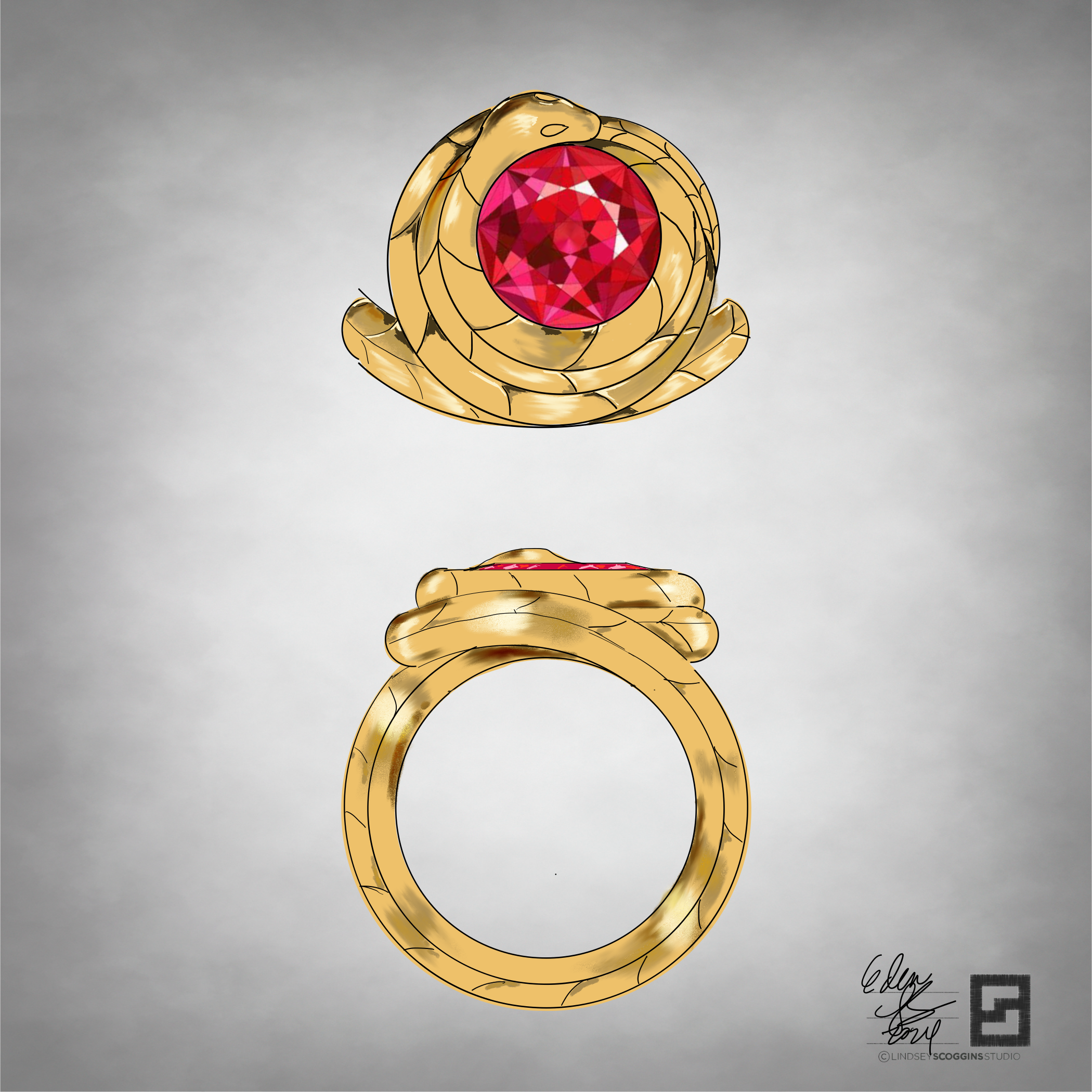 2.68CT ROUND PINK TOURMALINE