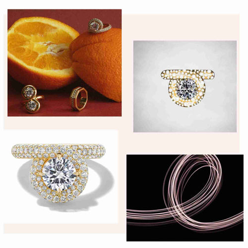 Endless Loop Engagement Rings