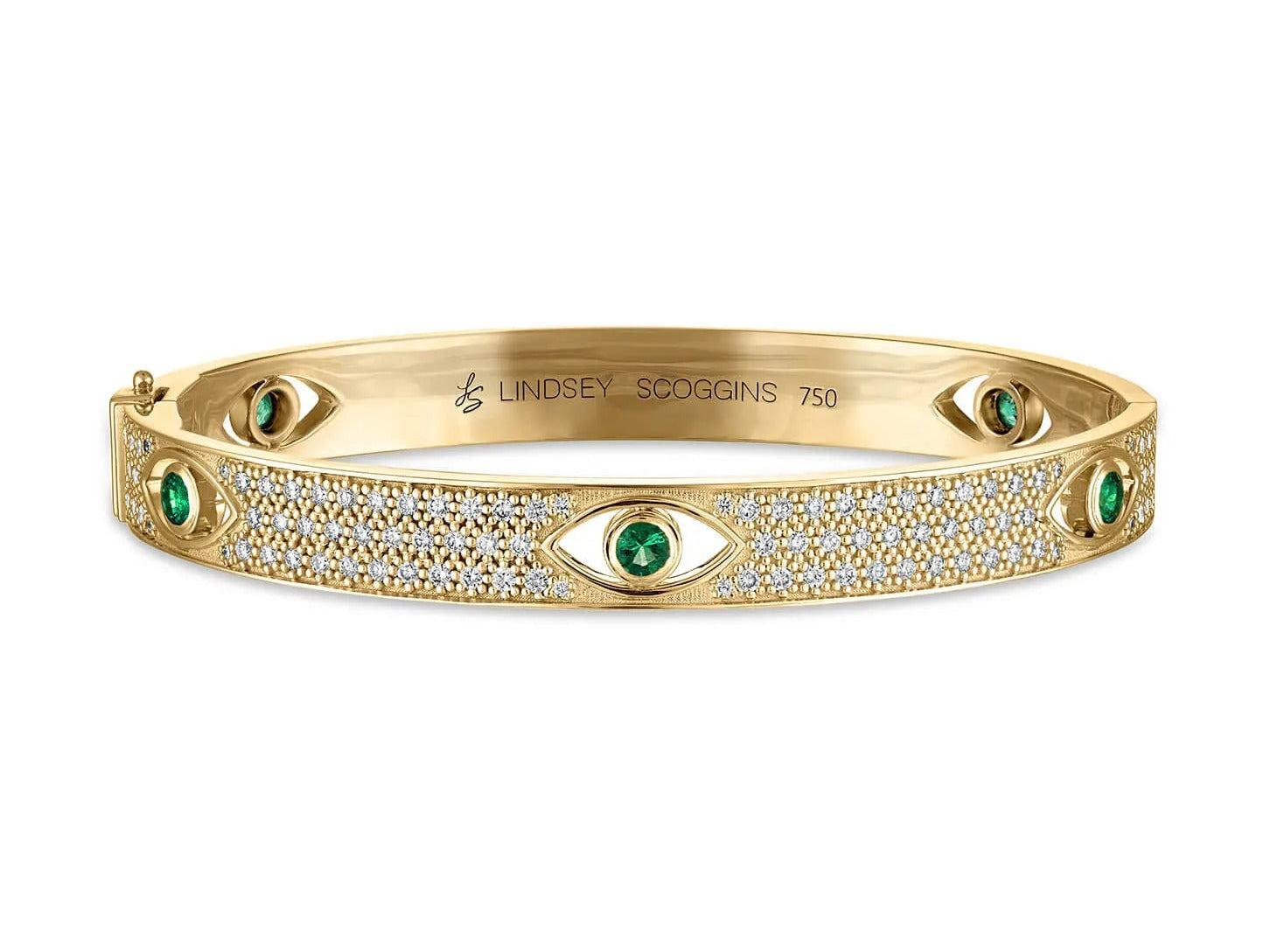 18k gold evil eye bracelet