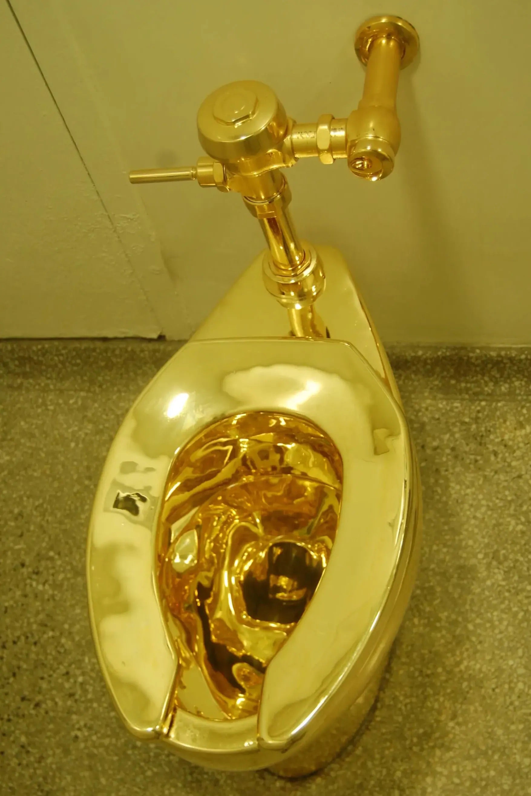 gold toilet