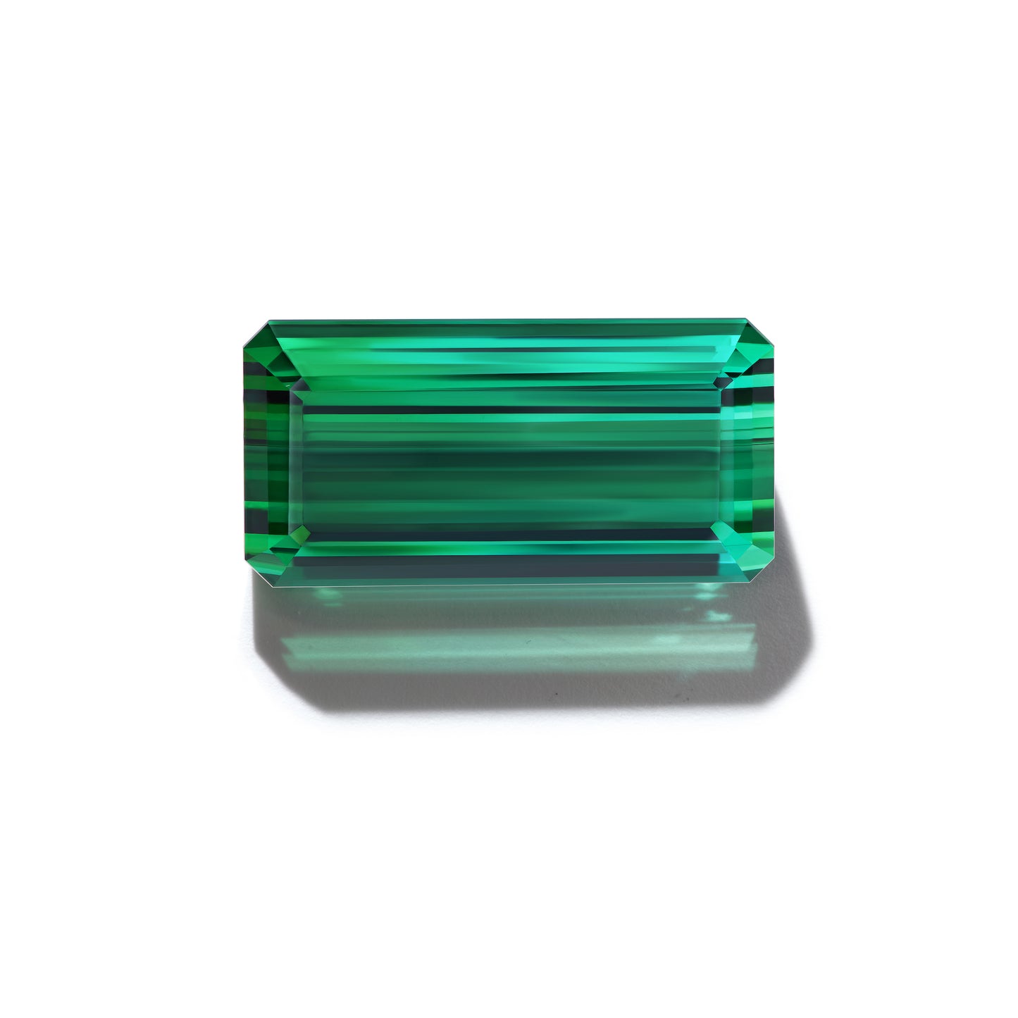 12.87CT EMERALD CUT GREEN TOURMALINE