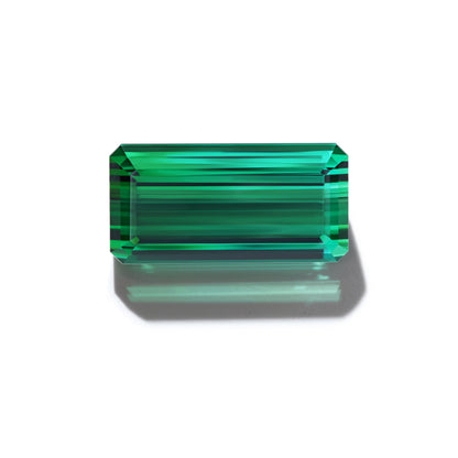 emerald cut green tourmaline