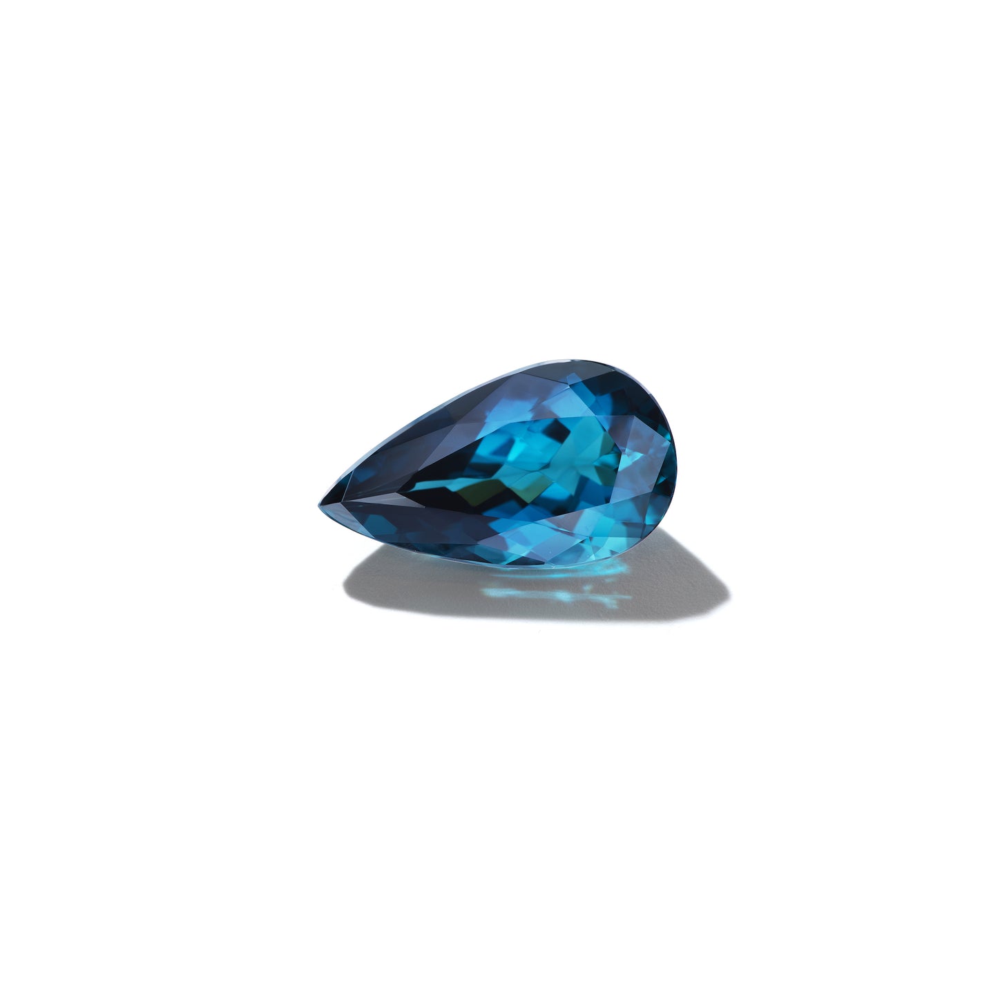 5.72CT PEAR SHAPED BLUE TOURMALINE