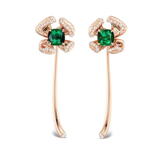 green-tourmaline-and-diamond-flower-earrings