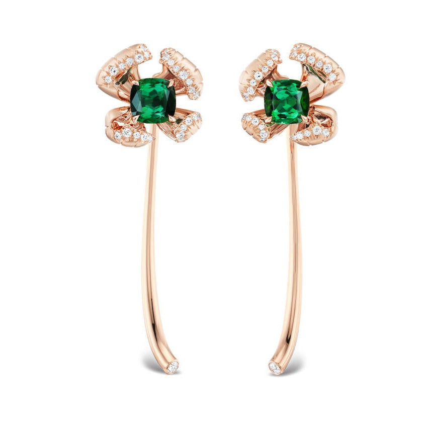 green-tourmaline-and-diamond-flower-earrings