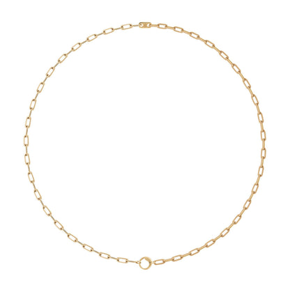 classic LS  light goddess chain in 18 karat gold; gold chain necklace