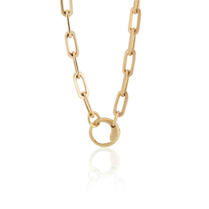 classic LS  light goddess chain in 18 karat gold; gold chain necklace